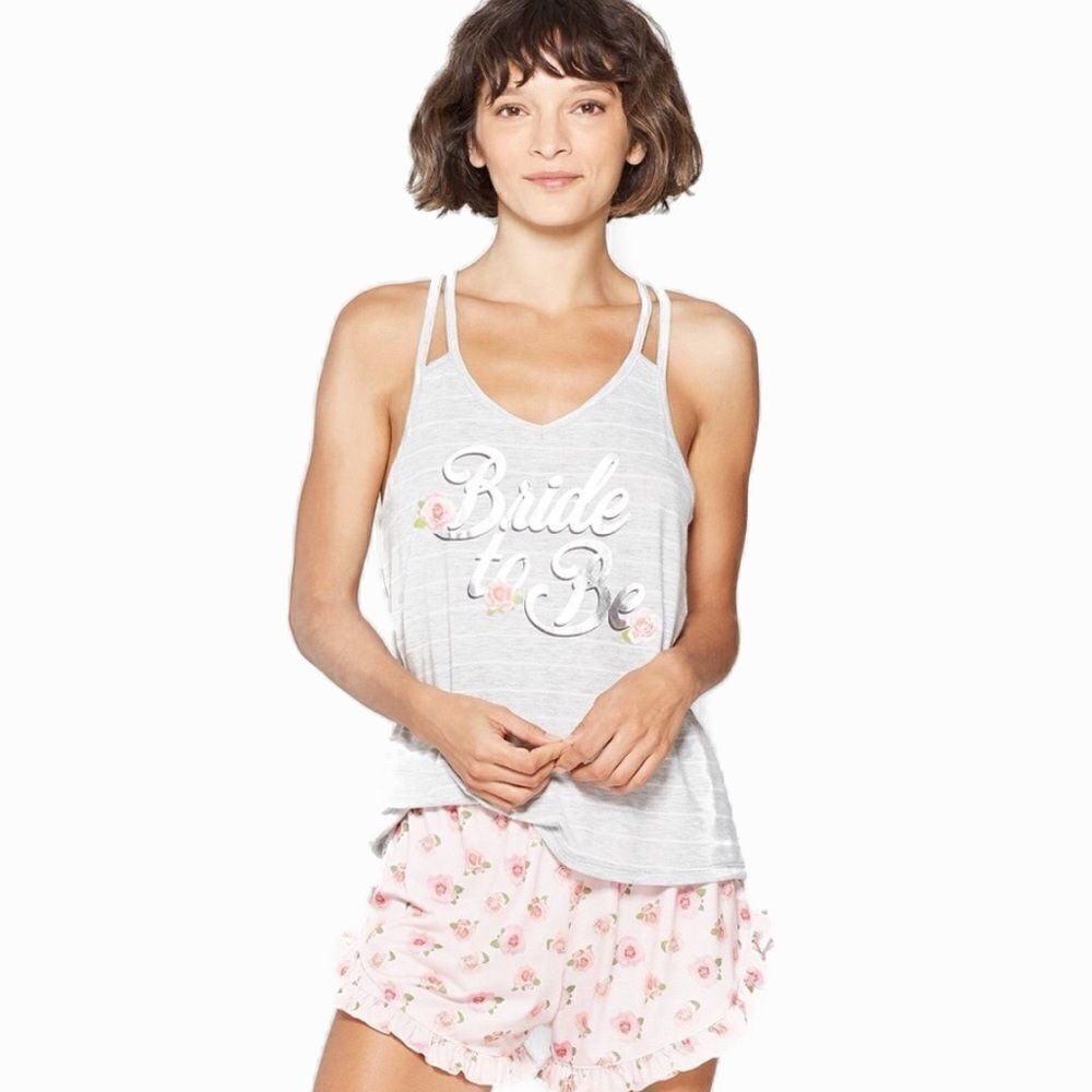 NWOT ANGL Love and Cherish Bride To Be Tank XS